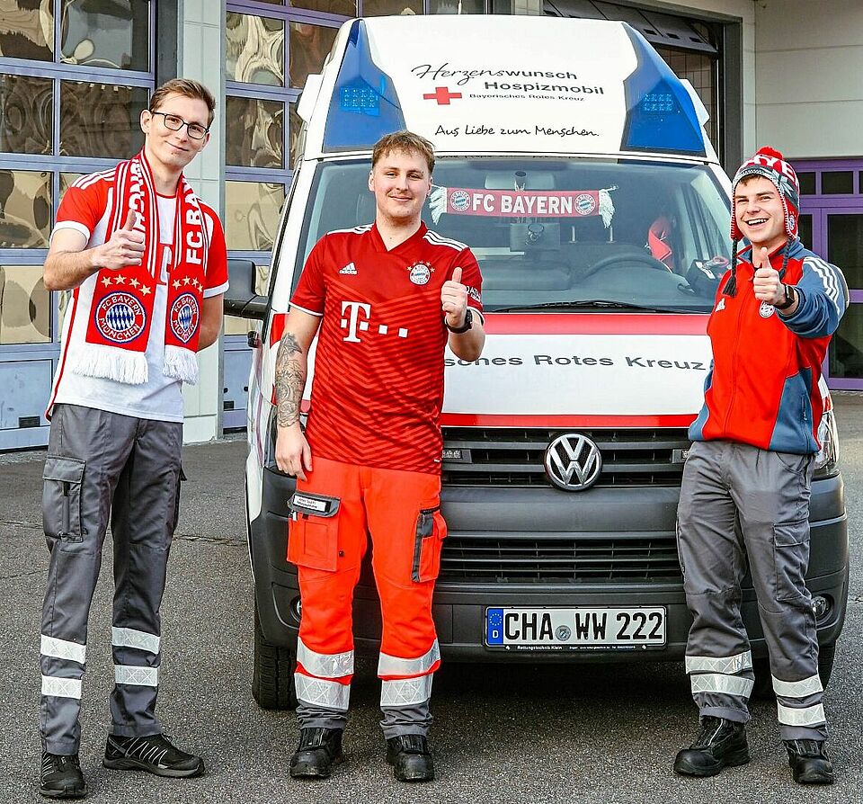 Bereit für den Stadionbesuch